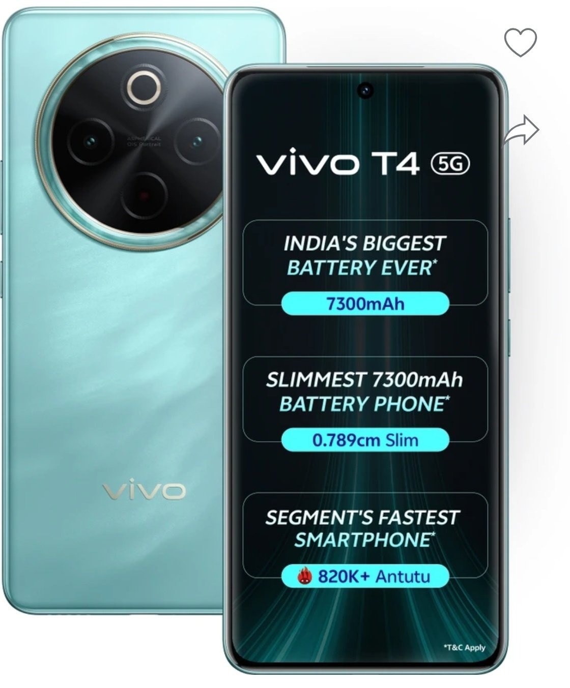 Vivo T4 Price