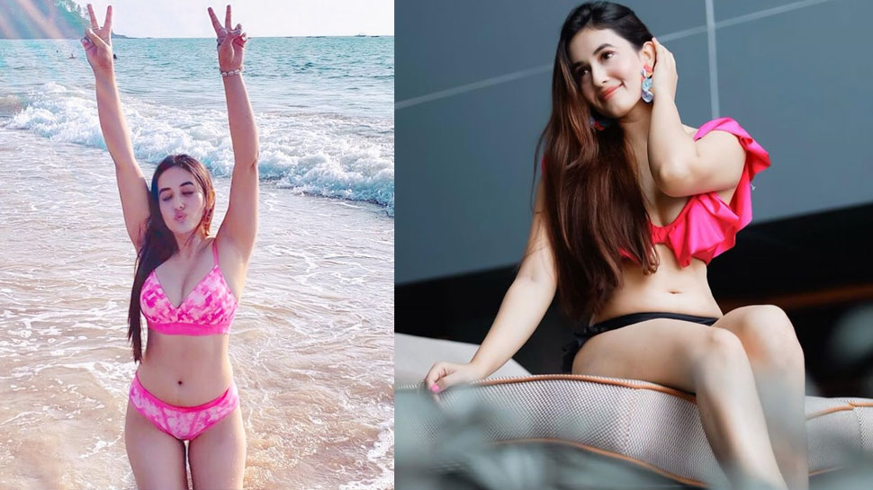 స్విమ్ సూట్లో నేపాల్ మోడల్ సెగలు actress Aditi Budhathoki