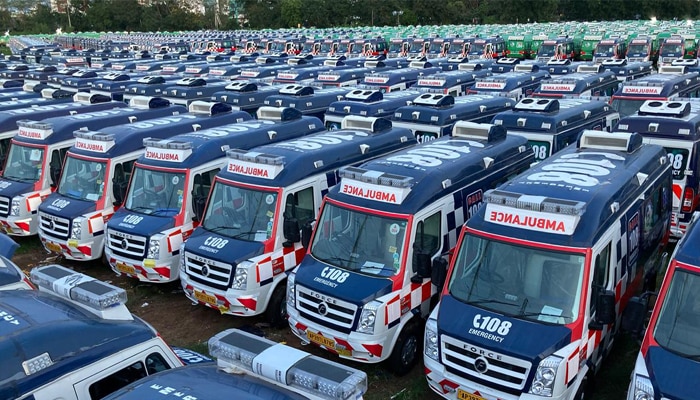 New ambulances to be started in AP 