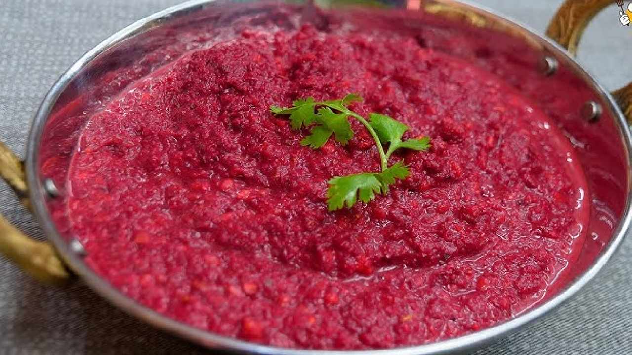Beetroot Chutney Preparation 
