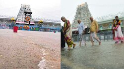 Heavy Rains in Tirumala: తిరుమలలో కుండపోతగా కురుస్తున్న వాన.. మోకాళ్ల వరకు వరదనీళ్లు.. భక్తులకు టీటీడీ కీలక అలర్ట్..