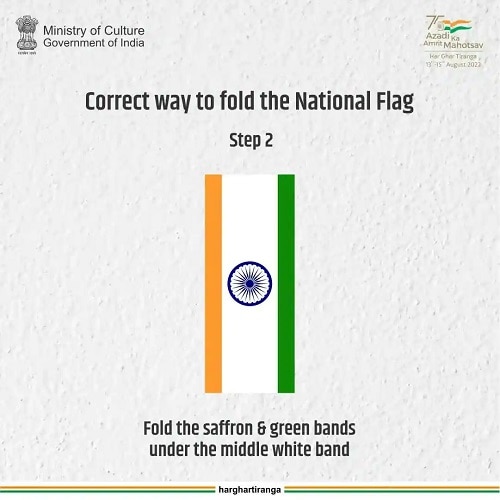 how to fold and store national flag you hoisted on your homes on independence day
