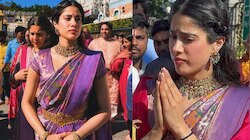 Janhvi Kapoor: పట్టు చీరలో క్యూట్‌గా మెరిసిపోతున్న జాన్వీకపూర్.. తిరుమల దర్శనం పిక్స్ వైరల్..