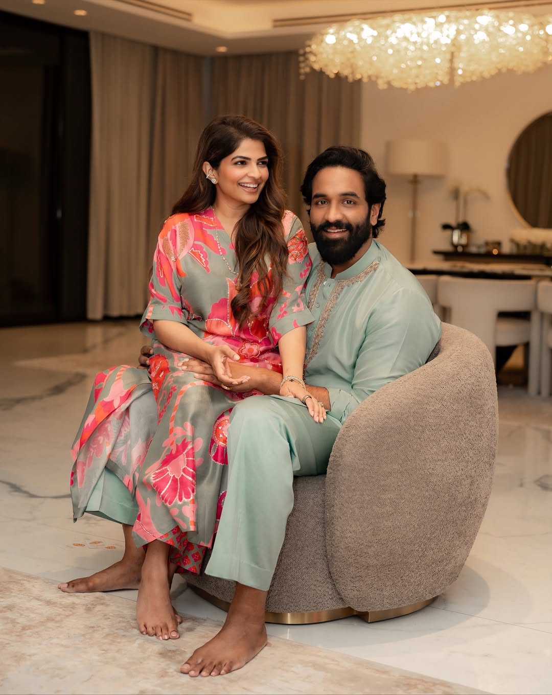 Manchu Vishnu Family