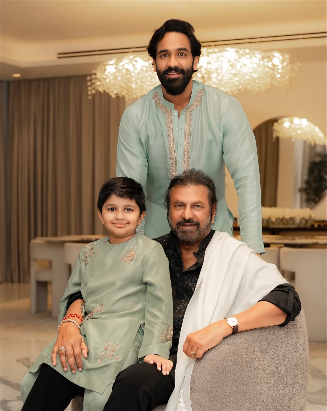 Manchu Vishnu Family