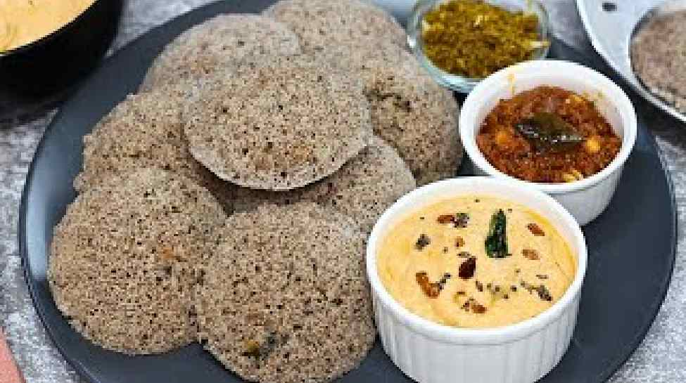 Ragi Idli Preparation 