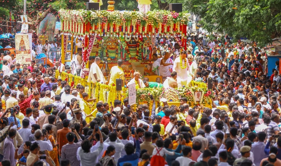 Hyderabad Iskcon Jagannath Rath Yatra