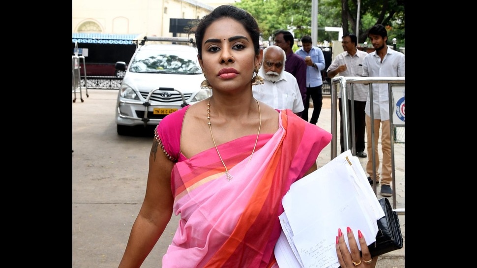 case filed against sri reddy: