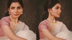 Samantha: తెల్లచీరలో బాపు బొమ్మలా హీరోయిన్ సమంత.. అబ్బబ్బా ఎంత క్యూట్‌గా ఉందో..!