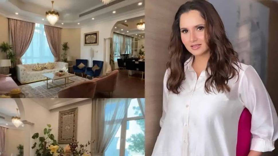 Sania Mirza: టెన్నీస్‌ అందాల తార సానియా మీర్జా ఇంటిని చూశారా.. కళ్లు చెదురుతాయ్‌