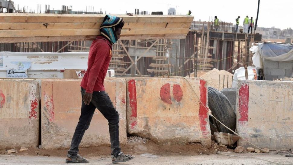Indian workers in Saudi Arabia