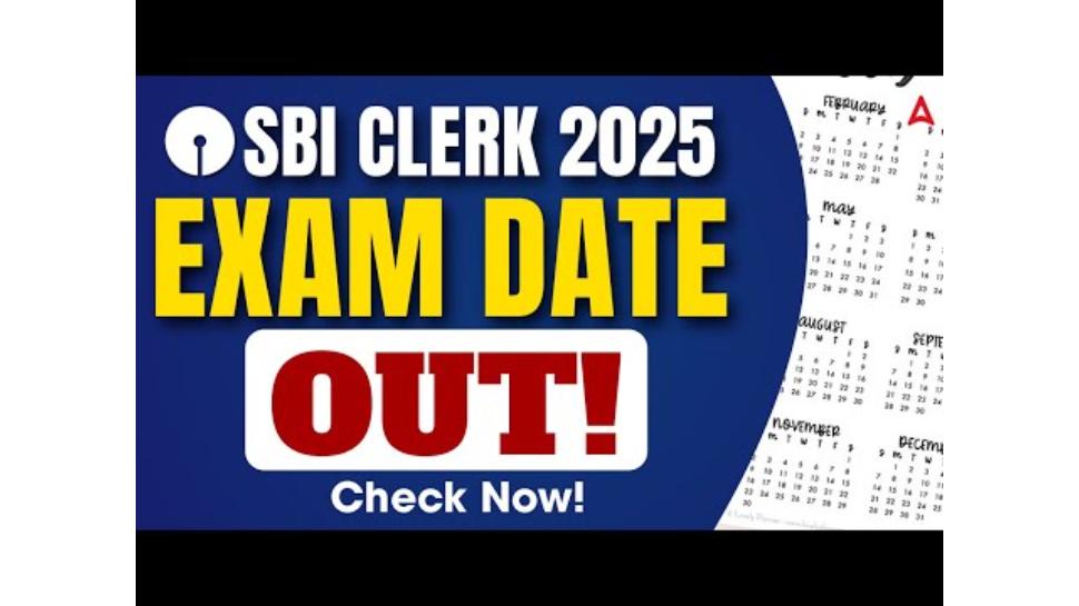 Sbi Clerk Prelims Exam Date 2025