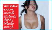 Sofia Ansari Viral Video: బ్రా లేకుండా సోఫియా అన్సారీ వీడియో షూట్.. అందరి దృష్టి అంతా అక్కడే