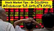 Share Market Investment Tips: షేర్ మార్కెట్‌లో పెట్టుబడి పెట్టేవారికి సింపుల్ టిప్స్