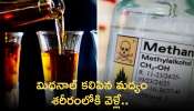 Methanol Alcohol: మిథనాల్‌ కలిపిన మద్యం శరీరంలోకి వెళ్లే.. జరిగేది ఇదే!