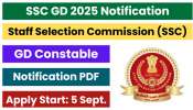 SSC GD 2025: SSC GD కానిస్టేబుల్‌ నోటిఫికేషన్‌ విడుదల.. 39,481 పోస్టుల భర్తీకి కేవలం 10 పాసైతే చాలు..