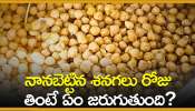 Soaked Chickpeas Benefits: నానబెట్టిన శనగలు రోజు తింటే ఏం జరుగుతుంది?