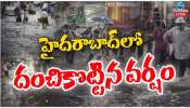 Hyderabad Rains:హైదరాబాద్ లో దంచికొట్టిన వర్షం.. 