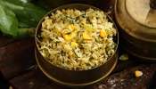 Corn Palak Pulao: స్పినాచ్ కార్న్ రైస్...పోషకాలు అధికంగా ఉండే డిలైట్!!