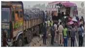 Bus Accident: హైదరాబాద్‌ వస్తుండగా ఘోర ప్రమాదం.. ఆగి ఉన్న లారీని ఢీకొన్ని బస్సు, నలుగురు మృతి..