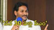 YS Jagan: &#039;ఆంధ్రప్రదేశ్‌ ముఖ్యమంత్రిగా నేనే 30 సంవత్సరాలు ఉంటా!&#039;