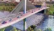 Cable Bridge: ఏపీ రాజధానికి కొత్త అందాలు, అత్యాధునిక కేబుల్ బ్రిడ్జి నిర్మాణం 