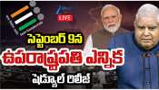 Vice President Of India: ఉప రాష్ట్రపతి ఎన్నికకు షెడ్యూల్ విడుదల.. సెప్టెంబర్ 9న ఎన్నిక..