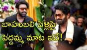 Prabhas Marriage: ప్రభాస్ పెళ్లిపై బిగ్‌ అప్‌డేట్‌.. హీరో పెద్దమ్మ శ్యామలాదేవి కీలక ప్రకటన