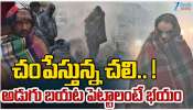 Telangana Cold Waves: చంపేస్తున్న చలి..! అడుగు బయట పెట్టాలంటే భయం..   