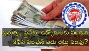 Pension Hike: ప్రైవేటు ఉద్యోగులకు భారీ జాక్‌పాట్‌.. ఐదు రెట్లు కనీస పింఛన్‌ పెంపు