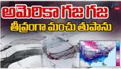US Snow Strom: అమెరికాను వణికిస్తోన్న మంచు తుపాను.. 10 వేల విమాన సర్వీసులు రద్దు..
