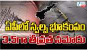 AP Earthquake: ఏపీలో స్వల్ప భూకంపం..3.5గా తీవ్రతగా నమోదు..