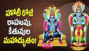 Rahu And Ketu: హోలీ రోజే రాహువు, కేతువుల మహాద్భుతం.. ఈ రాశుల వారికి ఊహించని సంపద, లగ్జరీ లైఫ్ సొంతం..