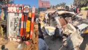 Hathras road accident: పండగ పూట పెను విషాదం.. బస్సు వ్యాన్ ఢీకొని 6 గురు స్పాట్.. ఏంజరిగిందంటే..?