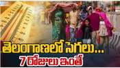  Telangana Heat Waves: నిప్పుల కొలిమిలా తెలంగాణ.. 7 రోజులు ఇంతే..