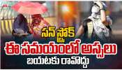 Telangana Heat Waves: సన్ స్ట్రోక్.. ఈ సమయంలో అస్సలు బయటకు రావొద్దు..