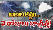 TS Rains: తెలంగాణలో అకాల కష్టం.. 3 రోజులు జాగ్రత్త..