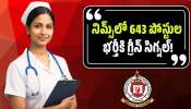 NIMS Recruitment 2026: నిరుద్యోగులకు అదిరిపోయే వార్త.. నిమ్స్‌లో 643 పోస్టుల భర్తీకి సర్కార్ గ్రీన్ సిగ్నల్!