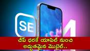 Iphone Se 4 Price: ఐఫోన్‌ లవర్స్‌ గుడ్‌న్యూస్‌.. చీప్‌ ధరకే యాపిల్‌ నుంచి అద్భుతమైన మొబైల్‌.. 