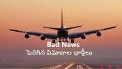 Domestic Flights charges: పెరిగిన డొమెస్టిక్ విమానాల ఛార్జీలు