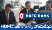 Hdfc Bank Recruitment 2025: HDFC నుంచి జాబ్స్‌ నోటిఫికేషన్.. నెలకు రూ.25 వేల జీతం.. ఇదే మంచి ఛాన్స్‌.. 