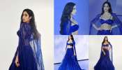 Janhvi Kapoor Bold Show: నెట్టింట మంటలు రేపిన జాన్వీ కపూర్.. బ్లూ లెహంగాలో అందాల జాతర