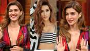 Kriti Sanon Pics: బటన్స్ విప్పేసిన కృతి సనన్.. అంతా కనబడేలా హాట్ స్టిల్స్!