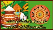 Makar Sankranti 2025: సూర్యుడు శక్తివంతమైన ఎఫెక్ట్.. జనవరి 14 నుంచి ఈ రాశుల వారు అడుగు పెట్టిన చోట బంగారమే..