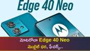 Motorola Edge 40 Neo Price: ఫీచర్స్‌తో పిచ్చెక్కిస్తున్న మోటరోలా Edge 40 Neo మొబైల్‌..ధర, ఇతర వివరాలు ఇవే..