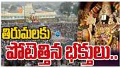 Tirumala: అంతా గోవింద నామస్మరణం.. ఆదివారం కిక్కిరిసిపోయిన భక్తజనం..!