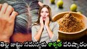White Hair Problem: రూ.20 కొబ్బరి నూనె, ఉసిరితో.. తెల్ల జుట్టు సమస్యకు శాశ్వత పరిష్కారం.. 