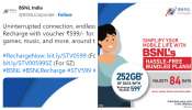 BSNL Bumper Offer: బంపర్‌ ఆఫర్ ప్రకటించిన BSNL.. అత్యంత చవకైన రూ.214 ప్లాన్‌ రోజుకు 3 జీబీ డేటా వ్యాలిడిటీ ఎంతో తెలుసా?