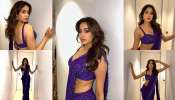 Janhvi Kapoor: సొంత మేకప్ తో అదరగొట్టిన జాన్వి.. పర్పుల్ చీరలో పర్ఫెక్ట్ ఫొటోస్