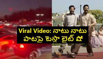 Naatu Naatu Song Light Show: నాటు నాటు పాటపై టెస్లా కార్ల లైట్ షో.. అది కూడా న్యూజెర్సీలో